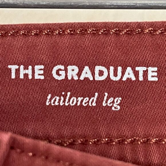 AG Adriano Goldschmied the graduate tailored leg rust pants jeans, size 14 - Picture 2 of 16